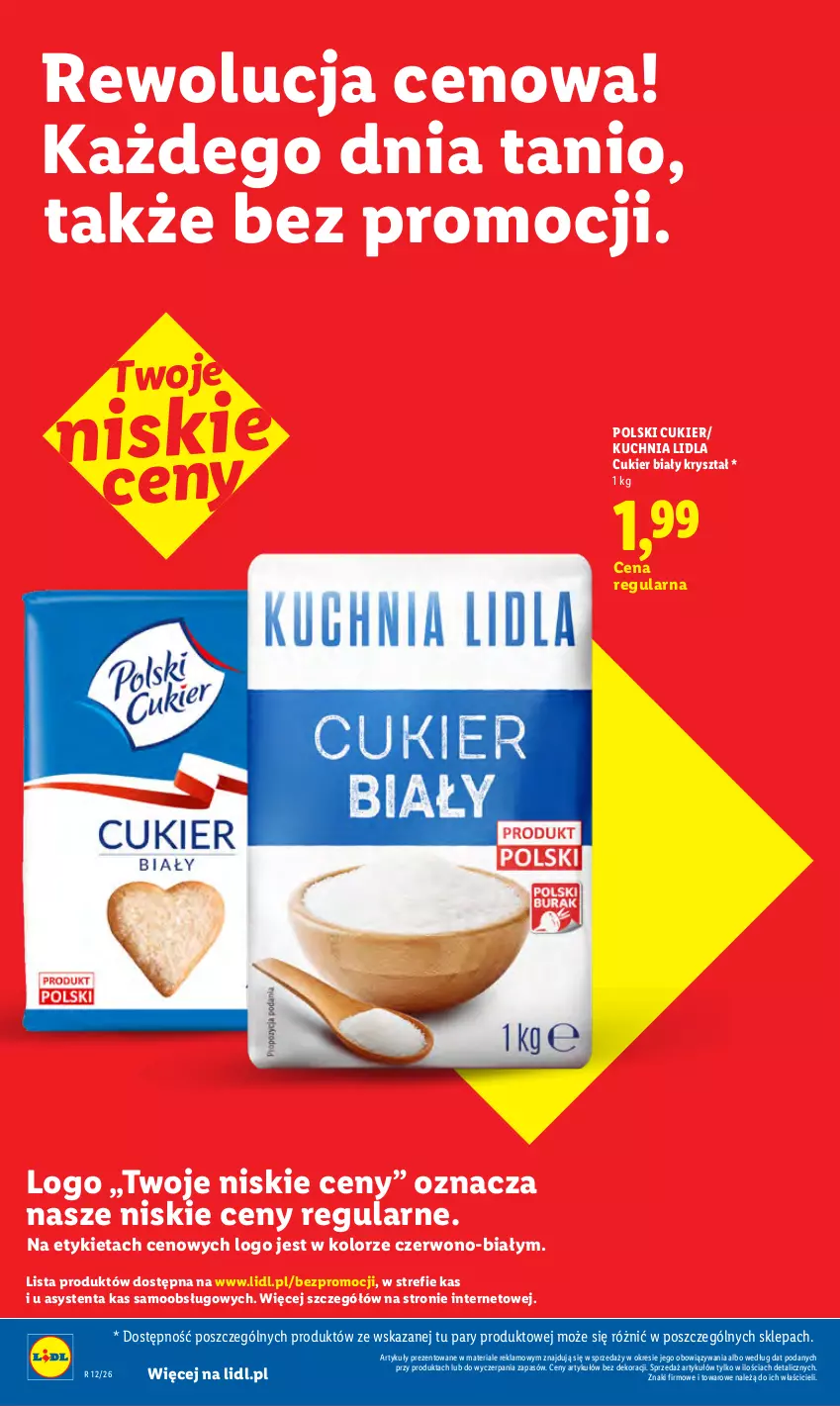 Gazetka promocyjna Lidl - Rewolucja cenowa! - ważna 21.08 do 30.09.2026 - strona 22 - produkty: Cukier, Kuchnia