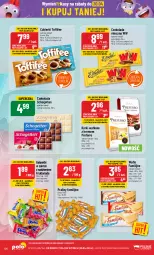 Gazetka promocyjna PoloMarket - Gazetka pomocyjna - Gazetka - ważna od 23.04 do 23.04.2024 - strona 54 - produkty: Cukier, Schogetten, Praliny, Wafle, Czekolada mleczna, Czekolada, Galaretki, Rurki, Toffifee, Cukierki, Gala, Fa