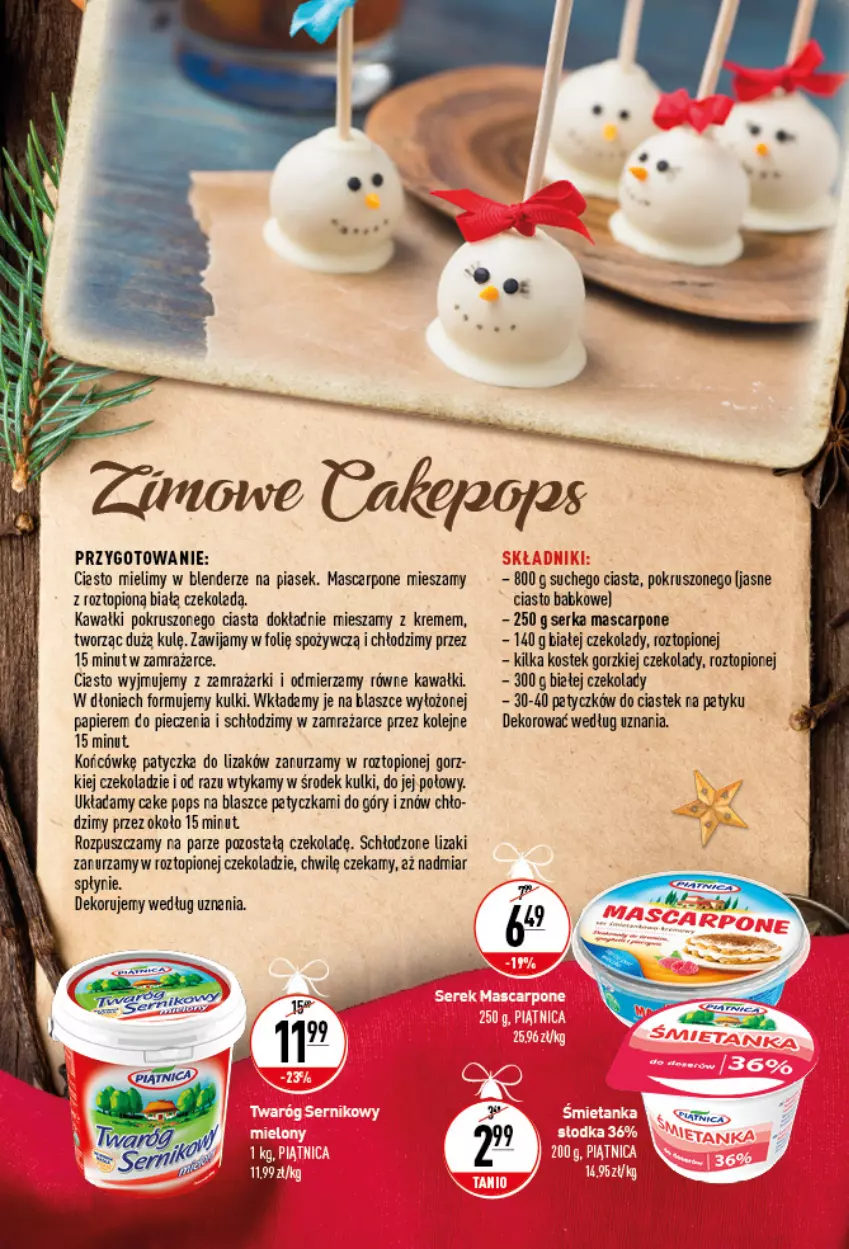 Gazetka promocyjna Arhelan - Gazetka - ważna 13.12.2021 do 09.01.2022 - strona 20 - produkty: Blender, Kawa, Lizaki, Mascarpone, Olej, Papier, Piec, Ser, Stek, Top