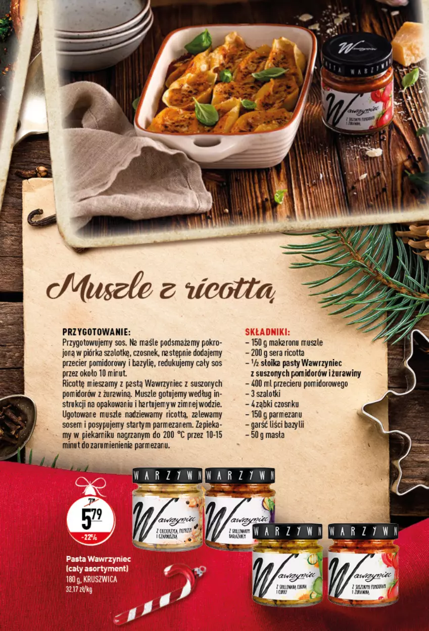 Gazetka promocyjna Arhelan - Gazetka - ważna 13.12.2021 do 09.01.2022 - strona 5 - produkty: Bazyl, Czosnek, Fa, Makaron, Mus, Parmezan, Piekarnik, Ricotta, Rum, Ser, Sos, Szal