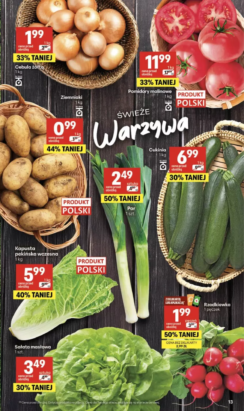 Gazetka promocyjna Delikatesy Centrum - Franczyza DC18 Czwartek - ważna 30.04 do 06.05.2026 - strona 13 - produkty: LG, Rzodkiewka, Ziemniaki