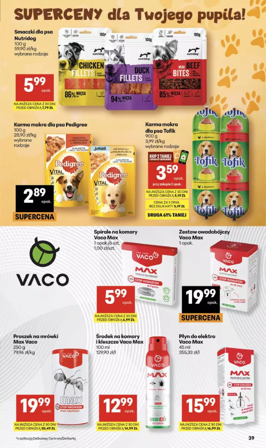 Gazetka promocyjna Delikatesy Centrum - Franczyza DC18 Czwartek - ważna 30.04 do 06.05.2026 - strona 39 - produkty: Gala, Pedigree, Rum, Top