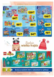 Gazetka promocyjna Carrefour - Gazetka Zabawki - Gazetka - ważna od 26.11 do 26.11.2022 - strona 9 - produkty: Pociąg, Pojazd, Tera, LEGO, Mattel, Torba, Mars, Wóz strażacki, Monster truck, Klocki, Hot Wheels, LEGO Duplo, Psi Patrol