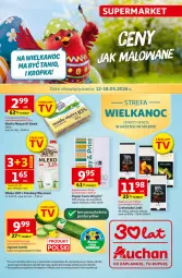 Gazetka promocyjna Auchan - Gazetka 30 Lat Supermarket Auchan - Gazetka - ważna od 18.03 do 18.03.2026 - strona 1 - produkty: Ser, Papier, Ogórek, Czekolada, Masło, Lindt, Mleko, Fa