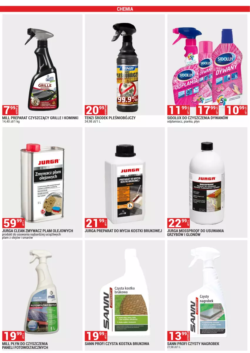 Gazetka promocyjna Merkury Market - ważna 01.04 do 30.04.2025 - strona 23 - produkty: Dywan, Grill, Odplamiacz, Olej, Sidolux