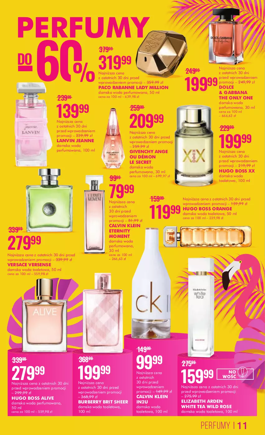 Gazetka promocyjna Super Pharm - Gazetka - ważna 15.06 do 28.06.2023 - strona 11 - produkty: Brit, Burberry, Calvin Klein, Elizabeth Arden, Givenchy, Hugo Boss, Lanvin, Lion, Paco Rabanne, Perfum, Versace, Woda, Woda perfumowana, Woda toaletowa