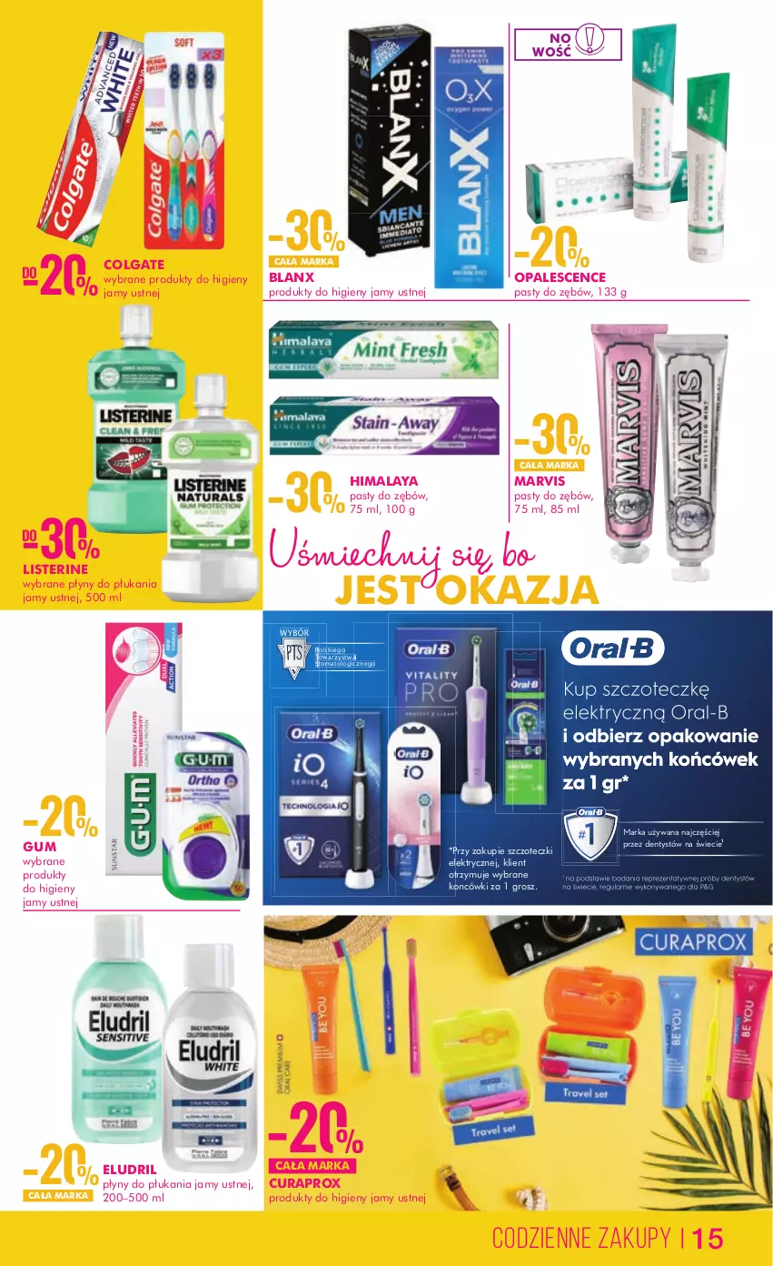 Gazetka promocyjna Super Pharm - Gazetka - ważna 15.06 do 28.06.2023 - strona 15 - produkty: Colgate, Curaprox, Himalaya, LG, Listerine