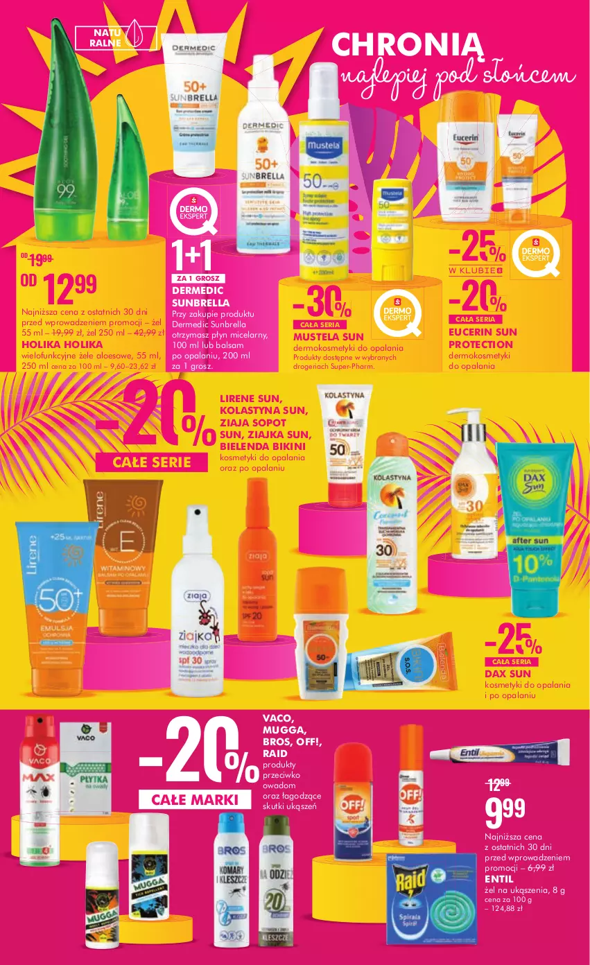 Gazetka promocyjna Super Pharm - Gazetka - ważna 15.06 do 28.06.2023 - strona 5 - produkty: Bielenda, Bikini, DAX, Dermedic, Holika Holika, Lirene, Mus, Mustela, Płyn micelarny, Ser, Ziaja, Ziajka