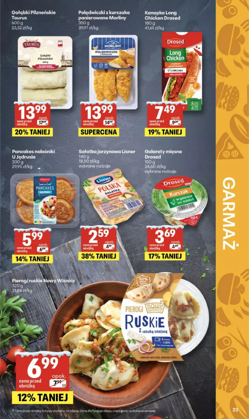 Gazetka promocyjna Delikatesy Centrum - Franczyza DC03 Czwartek - ważna 15.01 do 21.01.2026 - strona 23 - produkty: Fa, Kurczak, Polędwiczki z kurczaka, Ser