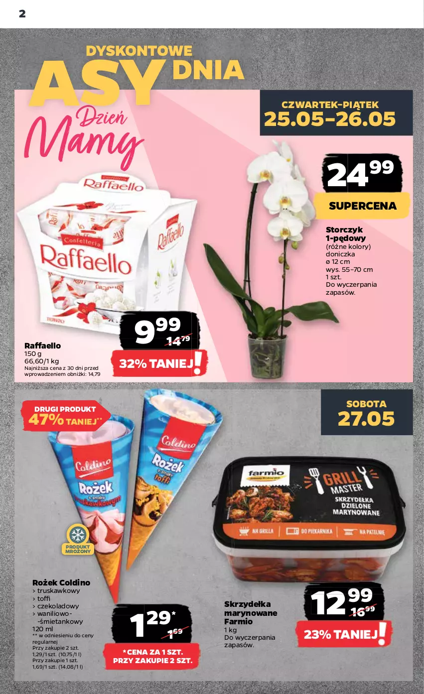 Gazetka promocyjna Netto - Artykuły spożywcze - ważna 25.05 do 31.05.2023 - strona 2 - produkty: Fa, Raffaello, Storczyk