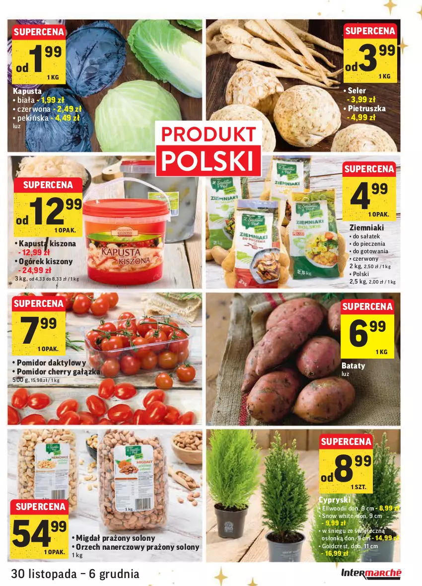 Gazetka promocyjna Intermarche - Gazetka promocyjna - ważna 30.11 do 06.12.2021 - strona 23 - produkty: Ogórek, Piec, Pietruszka, Sałat, Top, Ziemniaki