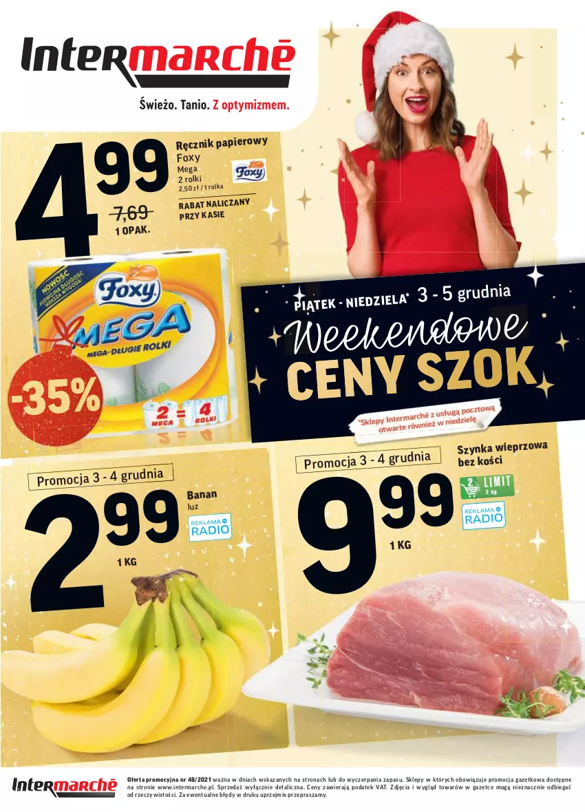 Gazetka promocyjna Intermarche - Gazetka promocyjna - ważna 30.11 do 06.12.2021 - strona 48 - produkty: Foxy, Papier, Ręcznik