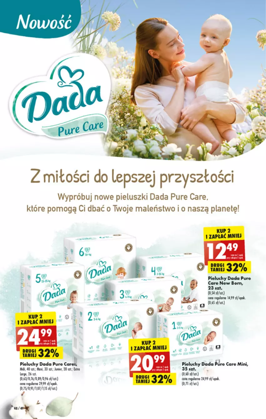 Gazetka promocyjna Biedronka - W tym tygodniu - ważna 14.03 do 19.03.2022 - strona 48 - produkty: Dada, Fa, O nas, Pieluchy, Pur, Tera