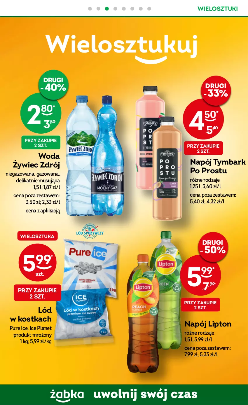 Gazetka promocyjna Żabka - ważna 30.08 do 12.09.2023 - strona 14 - produkty: Burger, Herbata, Kawa, Lipton, Mus, Napój, Pur, Tymbark, Woda