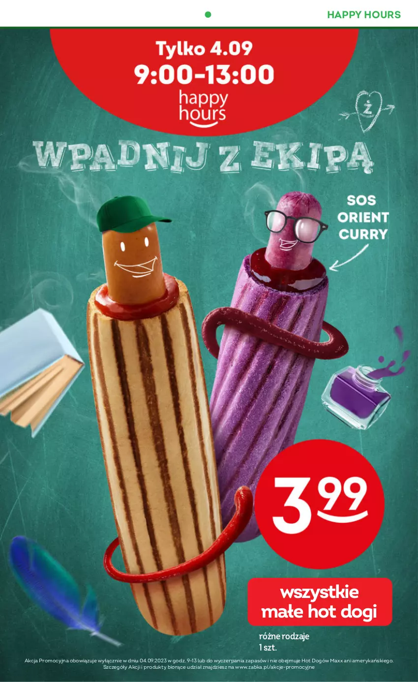 Gazetka promocyjna Żabka - ważna 30.08 do 12.09.2023 - strona 2 - produkty: Burger, Herbata, Hot dog, Kawa