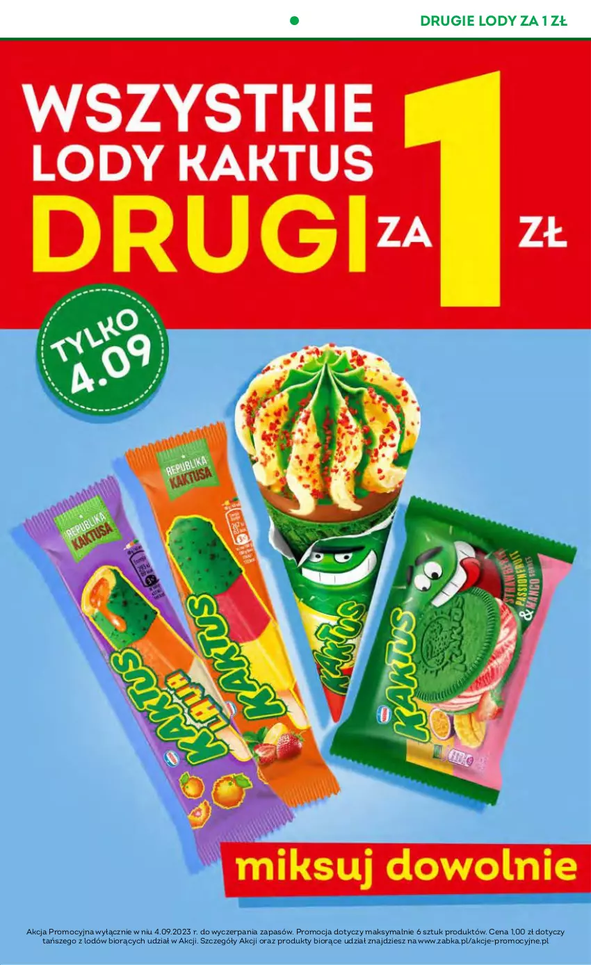 Gazetka promocyjna Żabka - ważna 30.08 do 12.09.2023 - strona 3 - produkty: Burger, Herbata, Kawa, Lody