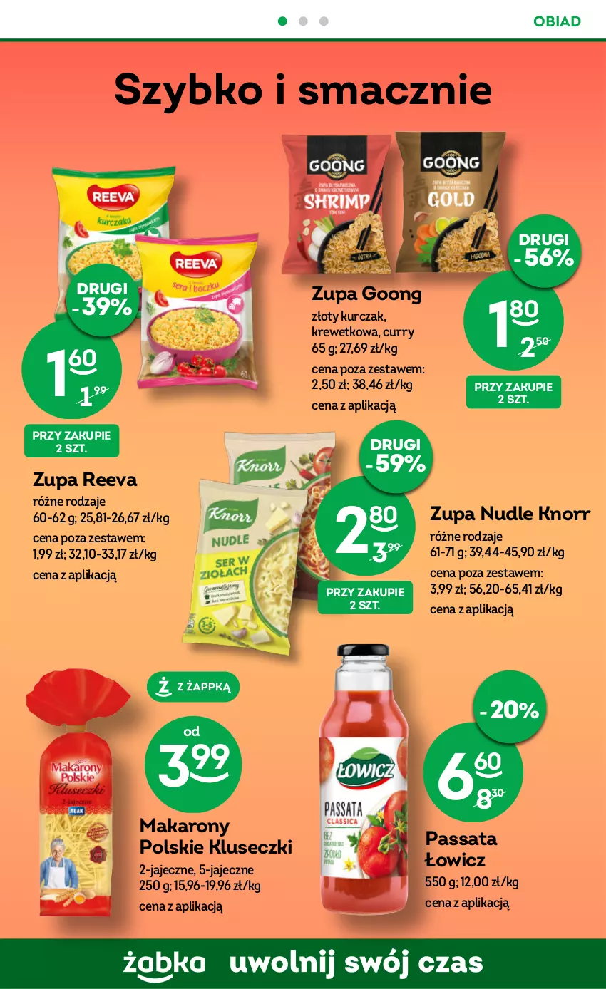 Gazetka promocyjna Żabka - ważna 30.08 do 12.09.2023 - strona 42 - produkty: Knorr, Kurczak, Makaron, Zupa