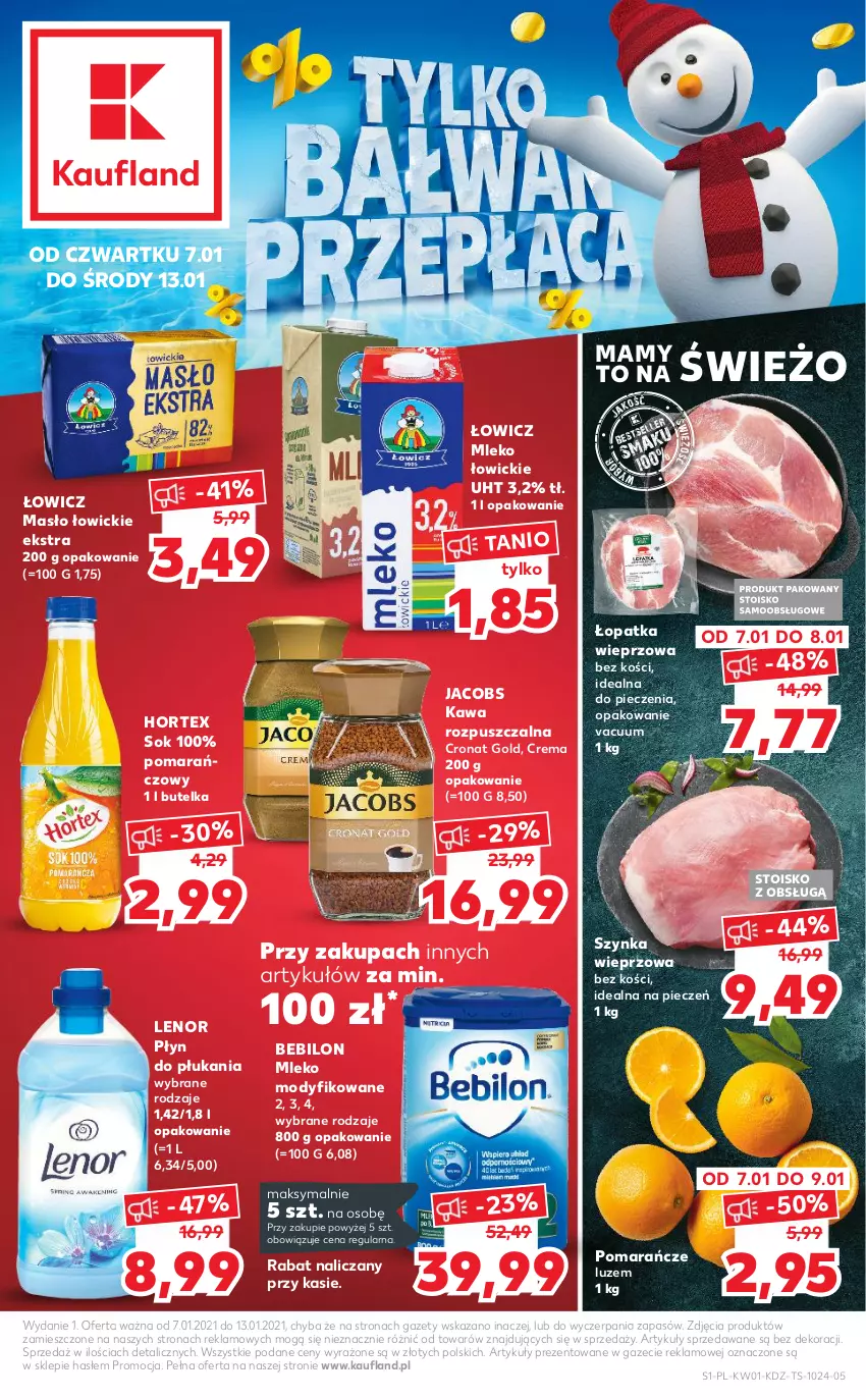 Gazetka promocyjna Kaufland - OFERTA TYGODNIA - ważna 07.01 do 13.01.2021 - strona 1