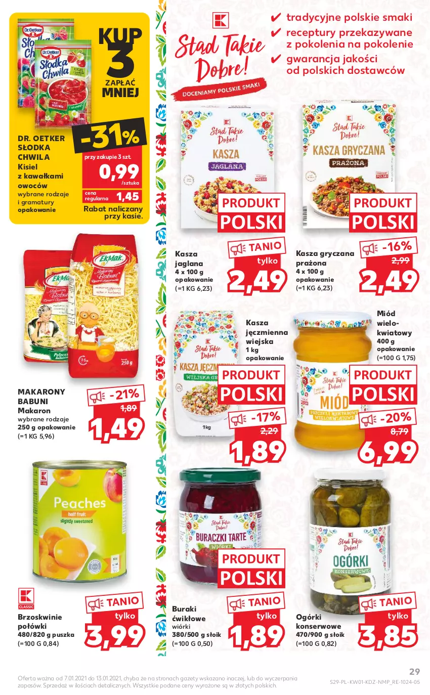 Gazetka promocyjna Kaufland - OFERTA TYGODNIA - ważna 07.01 do 13.01.2021 - strona 29