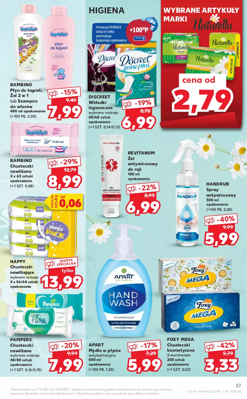 Gazetka promocyjna Kaufland - OFERTA TYGODNIA - ważna 07.01 do 13.01.2021 - strona 37