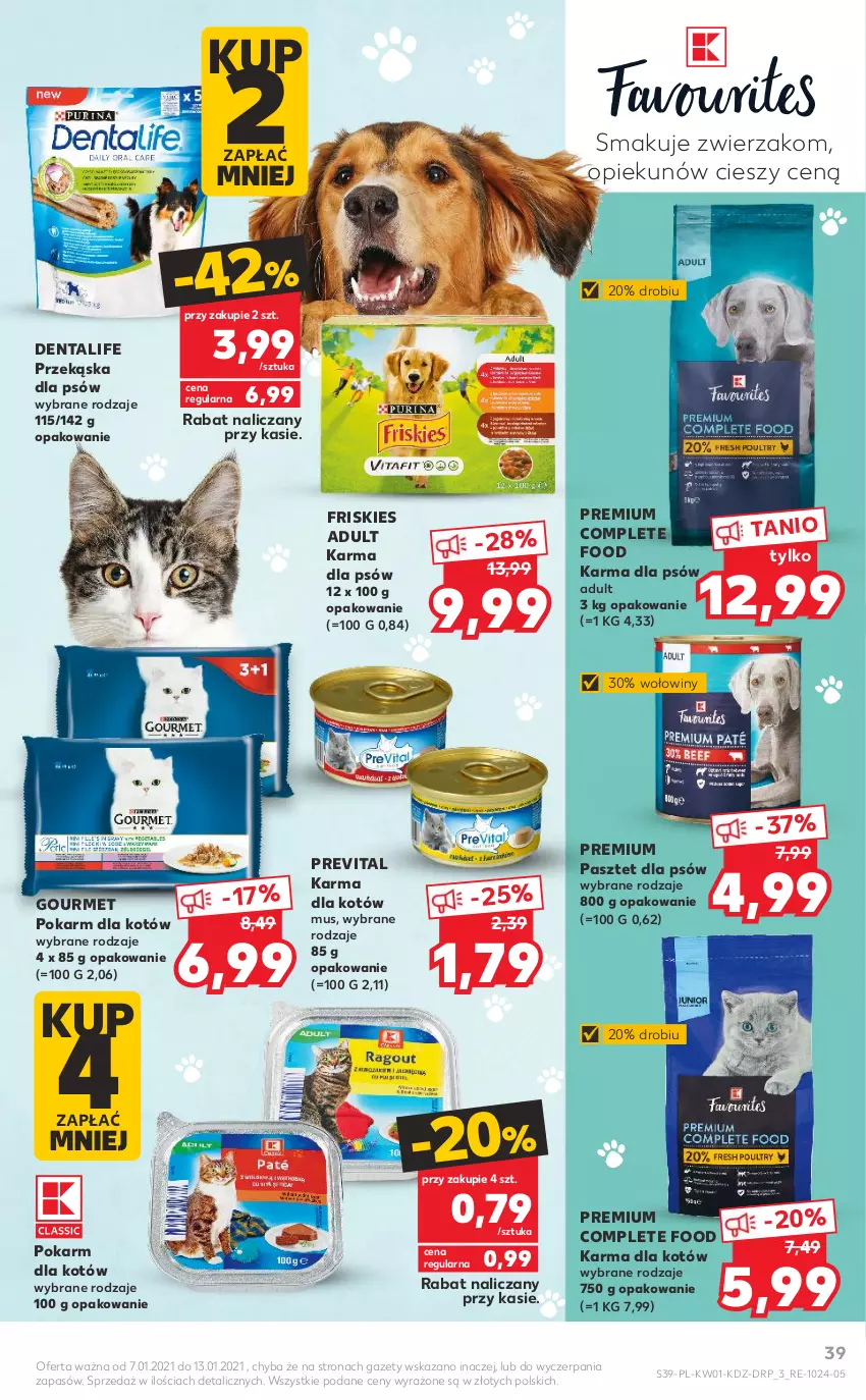 Gazetka promocyjna Kaufland - OFERTA TYGODNIA - ważna 07.01 do 13.01.2021 - strona 39