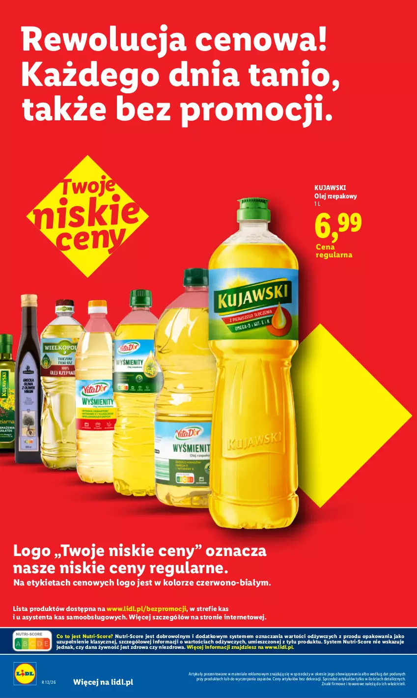 Gazetka promocyjna Lidl - Rewolucja cenowa! - ważna 09.06 do 31.07.2026 - strona 24 - produkty: Kujawski, Olej, Olej rzepakowy