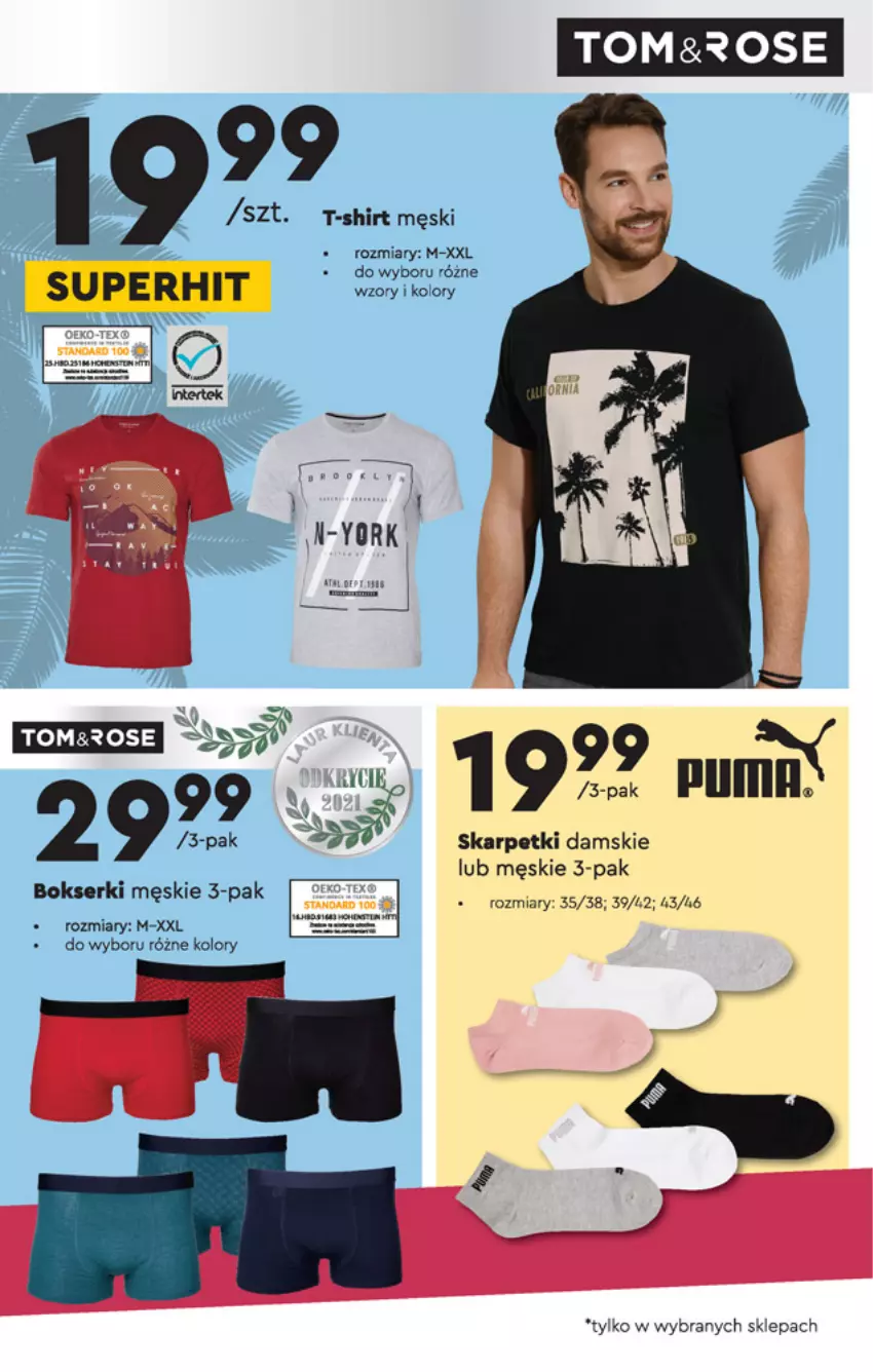 Gazetka promocyjna Biedronka - Okazje tygodnia - ważna 14.06 do 30.06.2021 - strona 23 - produkty: Bokserki, Fa, Karp, Ser, Skarpetki, T-shirt