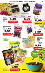 Gazetka promocyjna Netto - Gazetka spożywcza - Gazetka - ważna od 10.04 do 10.04.2022 - strona 13 - produkty: Primavika, Płatki owsiane, Konfitura, Prima, Rodzynki, Helio, Nestlé, Milka