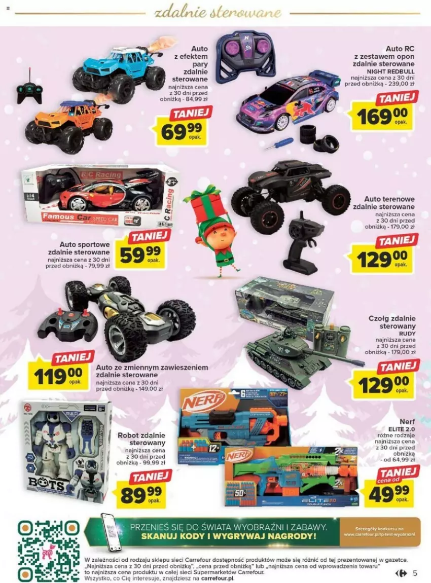 Gazetka promocyjna Carrefour - ważna 04.12 do 24.12.2023 - strona 7 - produkty: Nerf, Por, Robot, Sport