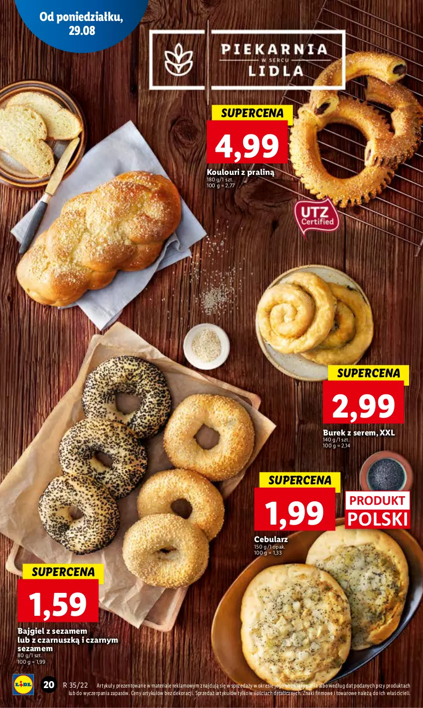 Gazetka promocyjna Lidl - GAZETKA - ważna 29.08 do 31.08.2022 - strona 24 - produkty: Cebula, Ser, Sezam