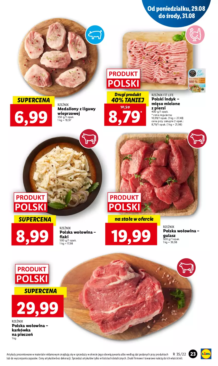 Gazetka promocyjna Lidl - GAZETKA - ważna 29.08 do 31.08.2022 - strona 27 - produkty: Lion, Mięso, Mięso mielone, Piec, Wołowina