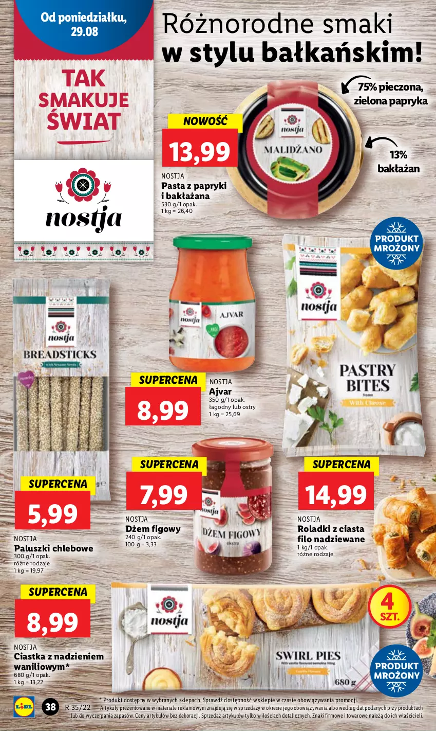 Gazetka promocyjna Lidl - GAZETKA - ważna 29.08 do 31.08.2022 - strona 42 - produkty: Chleb, Ciastka, Dżem, Papryka, Piec