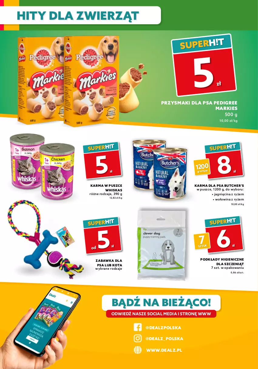 Gazetka promocyjna Dealz - Gazetka na otwarcie - Elbląg - ważna 27.08 do 10.09.2021 - strona 8 - produkty: Pedigree, Podkład, Przysmaki, Ryż, Whiskas, Wołowina, Zabawka