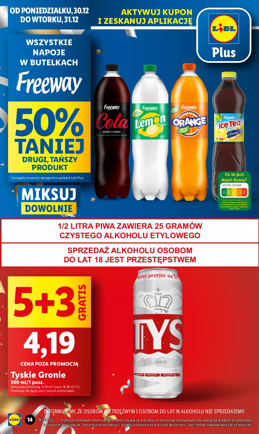 Gazetka promocyjna Lidl - GAZETKA - ważna 30.12 do 31.12.2024 - strona 12 - produkty: Gra, Napoje, Piwa, Tyskie, Wazon