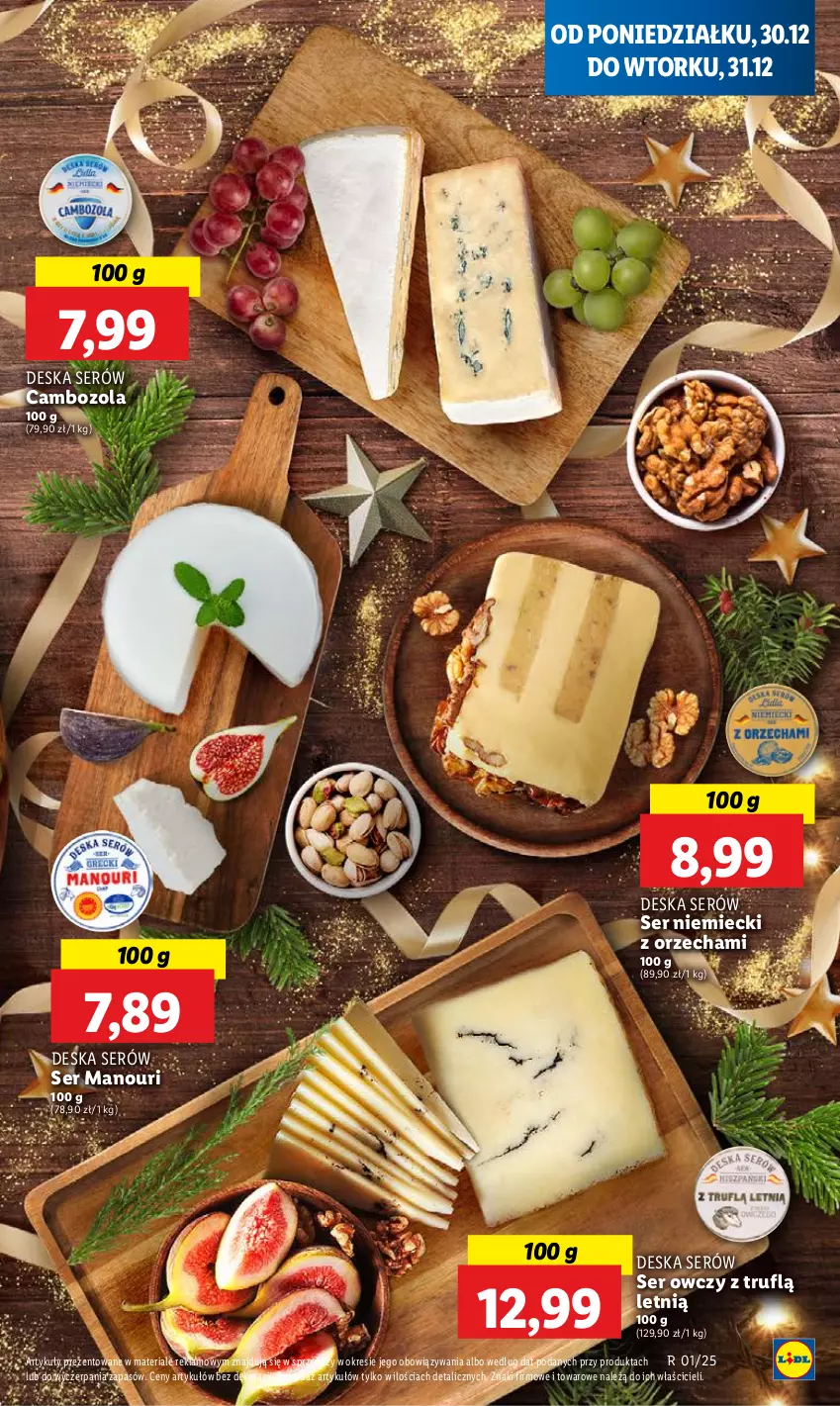 Gazetka promocyjna Lidl - GAZETKA - ważna 30.12 do 31.12.2024 - strona 29 - produkty: Deska serów, Ser, Ser owczy