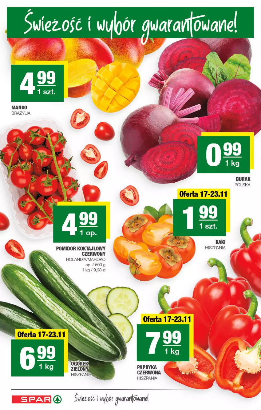 Gazetka promocyjna Spar - ważna 14.11 do 24.11.2021 - strona 2 - produkty: Kaki, Papryka, Papryka czerwona