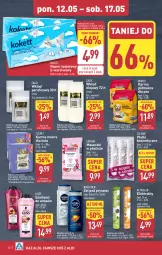 Gazetka promocyjna Aldi - Pełna oferta - Gazetka - ważna od 17.05 do 17.05.2025 - strona 20 - produkty: Nivea Men, Sok, Papier, Papier toaletowy, Cleanic, Płatki kosmetyczne, Szampon, Suplement diety, Olej, Nivea, Wkład olejowy