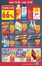Gazetka promocyjna Aldi - Pełna oferta - Gazetka - ważna od 17.05 do 17.05.2025 - strona 21 - produkty: Piec, Gra, Cif, Spray do czyszczenia, Papier, Zawieszki, Bref, Proszek do prania, Coca-Cola, Mlekovita, Vizir, Płyn do płukania, Czekolada, Fairy, Papier do pieczenia, Masło, Lenor, Milka, Folia aluminiowa, Mleko, Fa