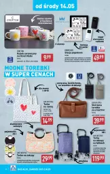 Gazetka promocyjna Aldi - Pełna oferta - Gazetka - ważna od 17.05 do 17.05.2025 - strona 24 - produkty: Piec, Torebka, Czujnik zewnętrzny, Por, Stacja pogodowa, Torba na zakupy, Bezprzewodowy czujnik, Uchwyty, Torba, Zegar, Bateria, Kubek, Smartfon, Fa