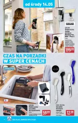Gazetka promocyjna Aldi - Pełna oferta - Gazetka - ważna od 17.05 do 17.05.2025 - strona 26 - produkty: Por, Do mycia naczyń, Myjka do okien, Kärcher, Szczotka, Akumulator