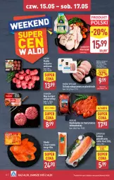 Gazetka promocyjna Aldi - Pełna oferta - Gazetka - ważna od 17.05 do 17.05.2025 - strona 30 - produkty: Kurczak, Sok, Sokołów, Stek, Mięsne specjały, Schab wieprzowy, Burger, Morliny, Grill