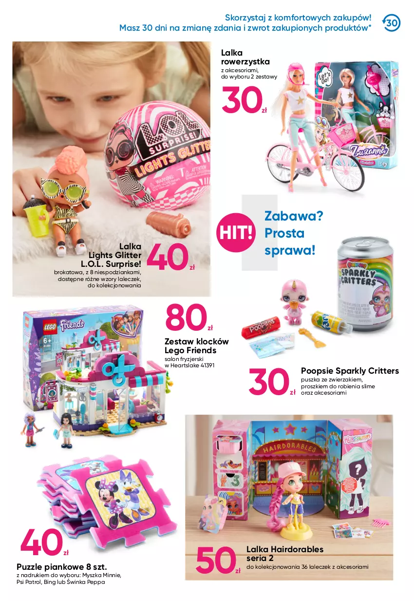 Gazetka promocyjna Pepco - Zabawa jak z bajki - ważna 25.03 do 07.04.2021 - strona 11 - produkty: Inka, L.O.L., Lalka, LEGO, LEGO Friends, Minnie, Mysz, Psi Patrol, Puzzle, Rower, Ser