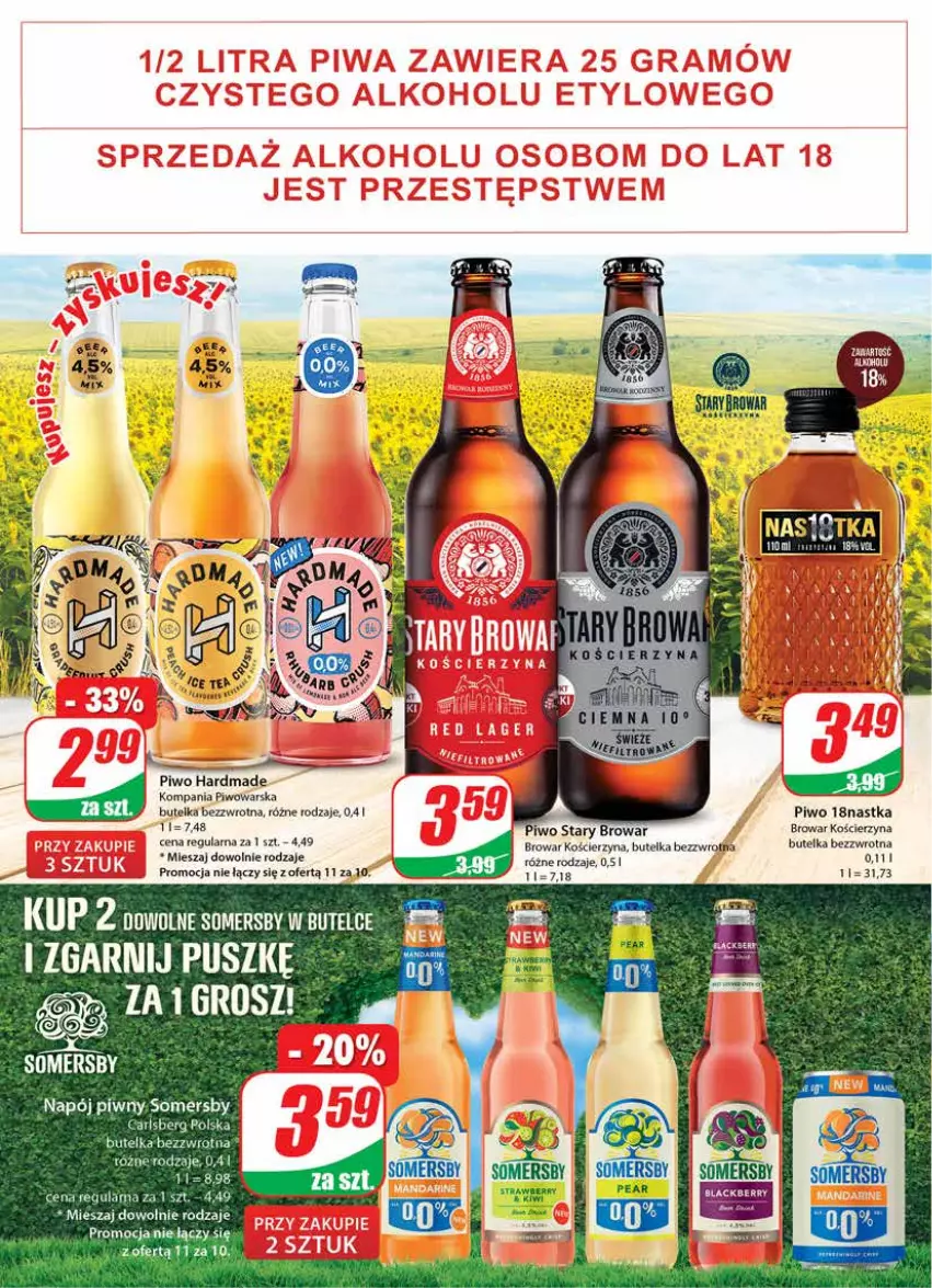 Gazetka promocyjna Dino - Gazetka - ważna 27.07 do 02.08.2022 - strona 16 - produkty: Napój, Piwo, Somersby