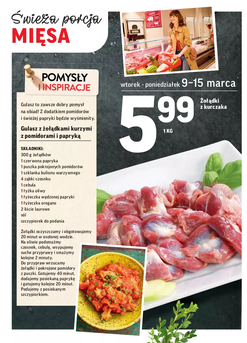 Gazetka promocyjna Intermarche - ważna 09.03 do 15.03.2021 - strona 12 - produkty: Bulion, Cebula, Czosnek, Kurczak, Laur, Lion, Nuty, Olej, Papryka, Pomidory, Por, Przyprawy, Sól, Szklanka