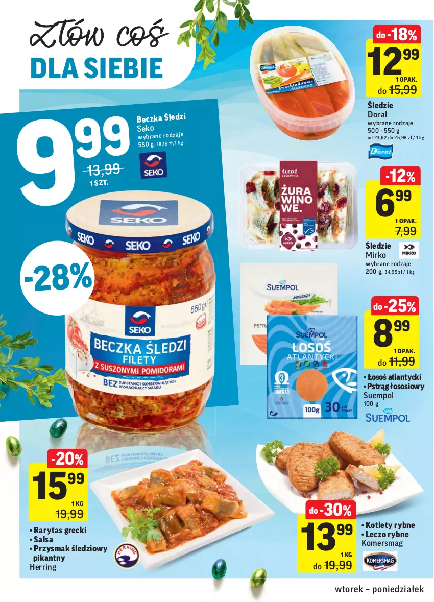 Gazetka promocyjna Intermarche - ważna 09.03 do 15.03.2021 - strona 20 - produkty: Kotlet, Oral B, Pstrąg, Pstrąg łososiowy, Salsa, SEKO, Sos, Suempol