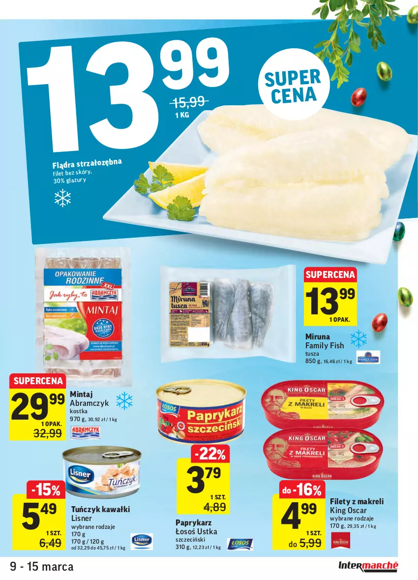 Gazetka promocyjna Intermarche - ważna 09.03 do 15.03.2021 - strona 21 - produkty: Fa, Kawa, Lisner, Mintaj, Miruna, Papryka, Paprykarz, Tuńczyk, Tusz