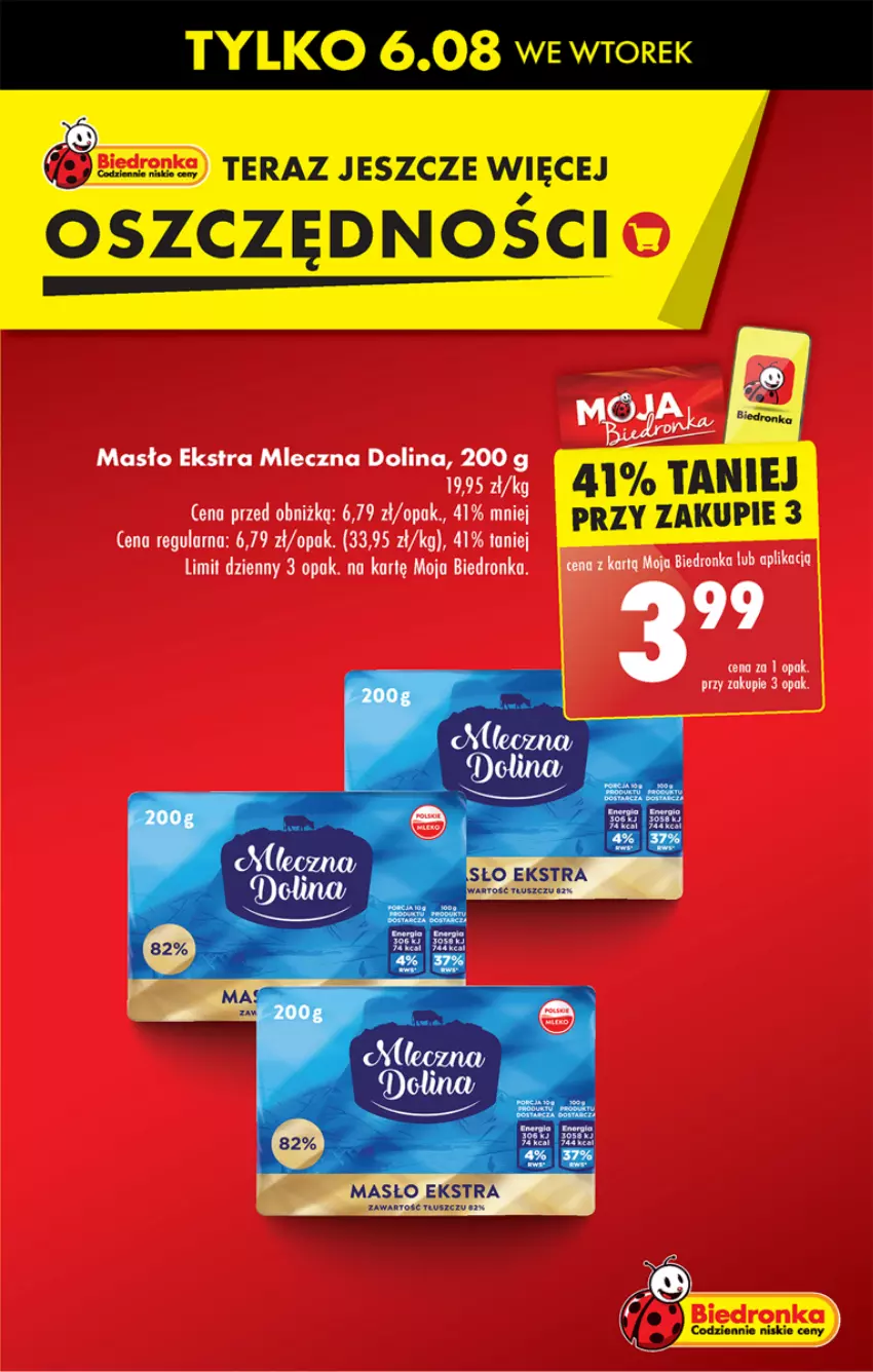 Gazetka promocyjna Biedronka - Od poniedzialku - ważna 05.08 do 10.08.2024 - strona 3 - produkty: Dron, Masło, Tera