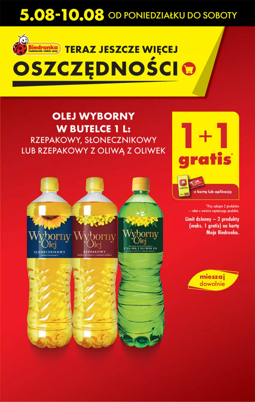 Gazetka promocyjna Biedronka - Od poniedzialku - ważna 05.08 do 10.08.2024 - strona 5 - produkty: Dron, Olej, Tera