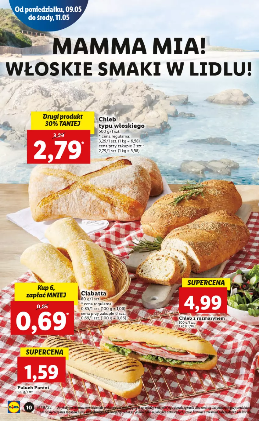 Gazetka promocyjna Lidl - GAZETKA - ważna 09.05 do 11.05.2022 - strona 10 - produkty: Chleb, Fa