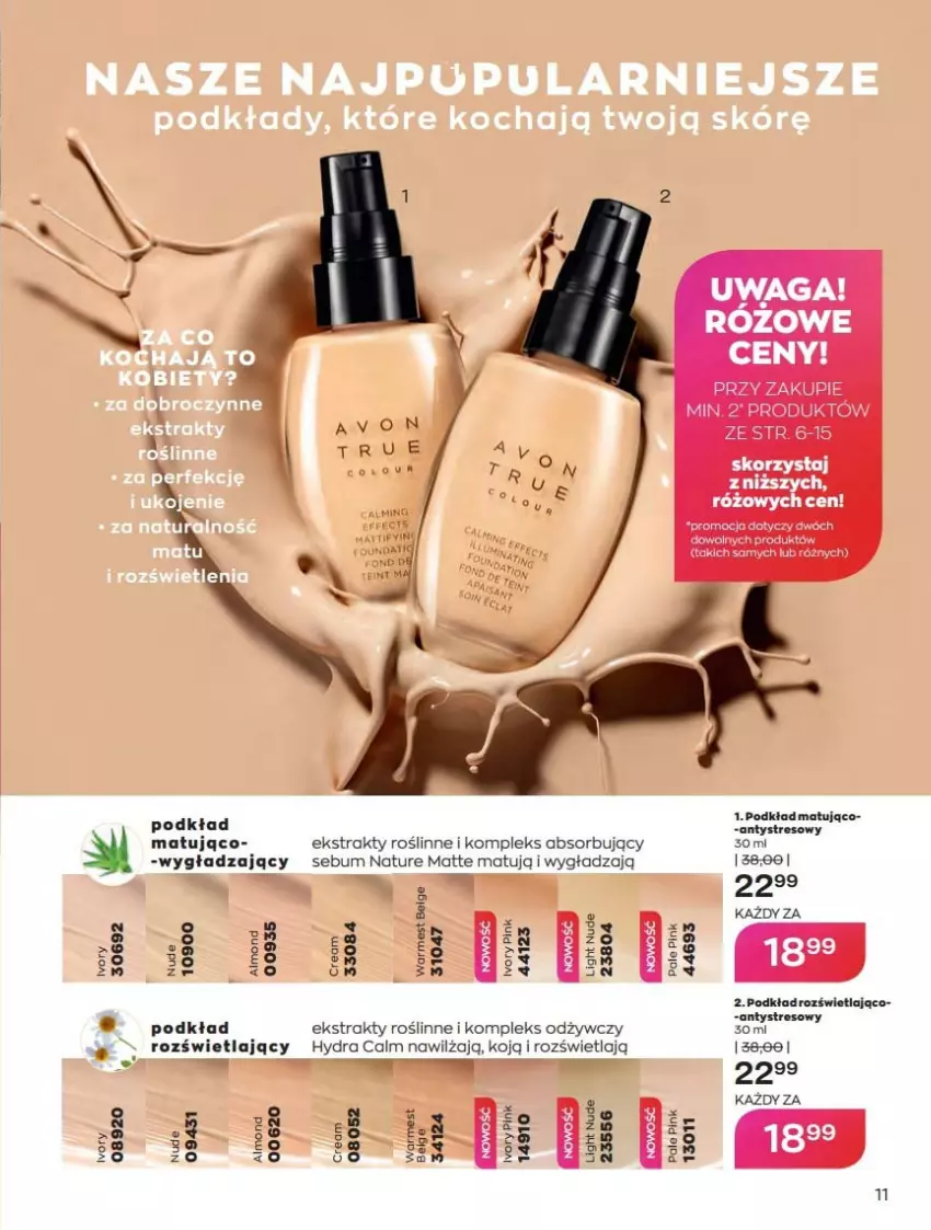 Gazetka promocyjna Avon - Katalog Avon online 4/2021 - ważna 01.04 do 30.04.2021 - strona 11 - produkty: Podkład, Waga